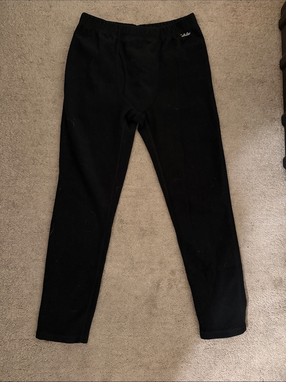 Cabela's Black Kids Fleece Leggings
